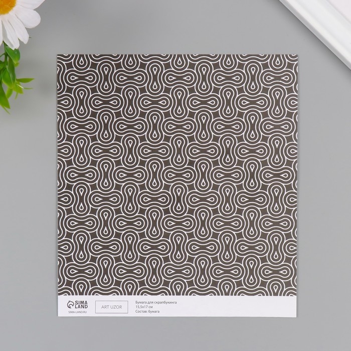 Бумага для скрапбукинга "Автотрек" плотность 180 гр набор 10 шт 15,5х17 см