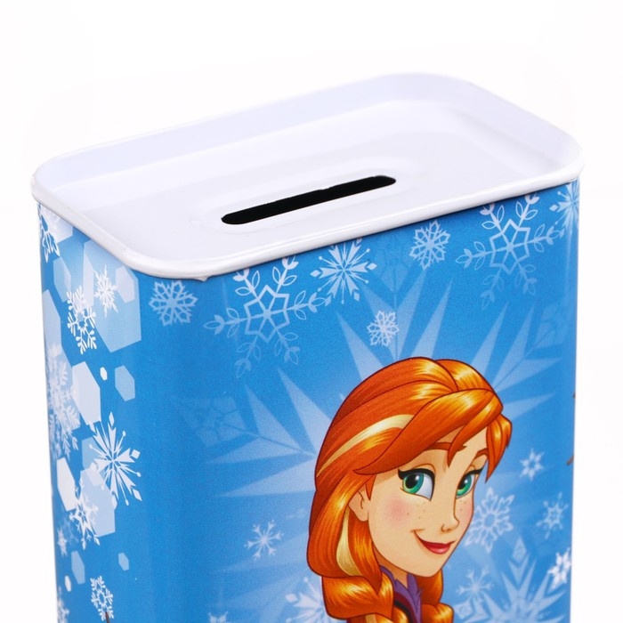 Копилка металлическая, 7,8 см х 4,8 см х 10,8 см "Для волшебной мечты", Холодное сердце