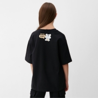 Футболка детская MINAKU, цвет чёрный, рост 134 см Футболка детская MINAKU, цвет чёрный, рост 134 см