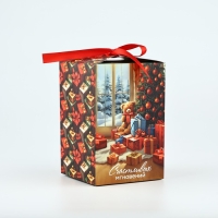 Коробка подарочная новогодняя складная &laquo;Счастливых мгновений&raquo;, 12 х 18 х 12 см, Новый год