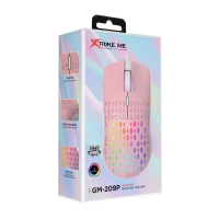 Мышь Xtrike Me GM-209P, игровая, проводная, подсветка, 8000 DPI, USB, 1.5 м, розовая Мышь Xtrike Me GM-209P, игровая, проводная, подсветка, 8000 DPI, USB, 1.5 м, розовая