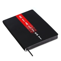 Ежедневник недатированный A5, 160 листов, deVENTE.Note.Realist, мягкая обложка из искусственной кожи, цветной срез, блок 70 г/м2, чёрный Ежедневник недатированный A5, 160 листов, deVENTE.Note.Realist, мягкая обложка из искусственной кожи, цветной срез, блок 70 г/м2, чёрный