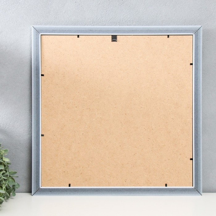 Фоторамка пластик "МИРАМ" 40х40 см белый (пластиковый экран)