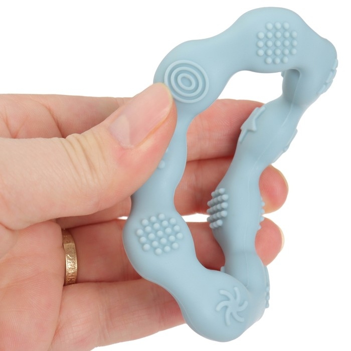 Прорезыватель силиконовый «Колечко», цвет голубой, Mum&Baby Прорезыватель силиконовый «Колечко», цвет голубой, Mum&Baby