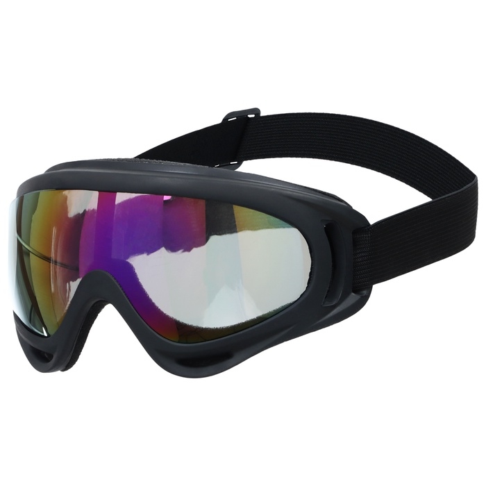 Маска горнолыжная ONLYTOP, цвета МИКС