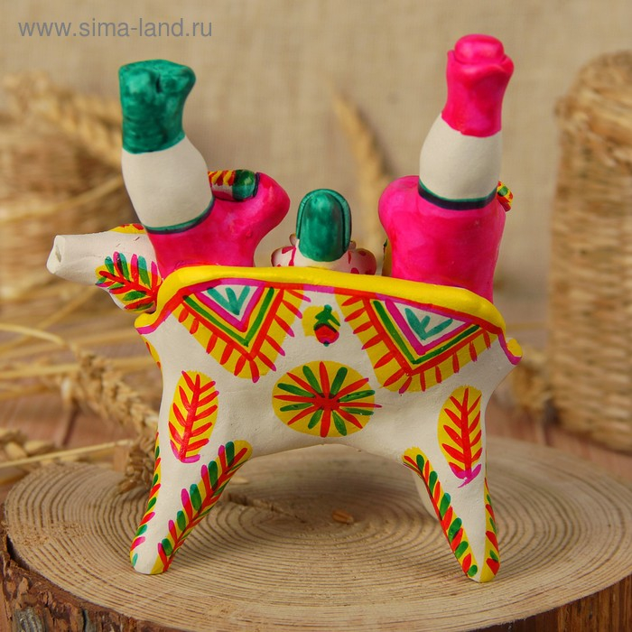 Филимоновская игрушка &laquo;Лавочка №3&raquo;