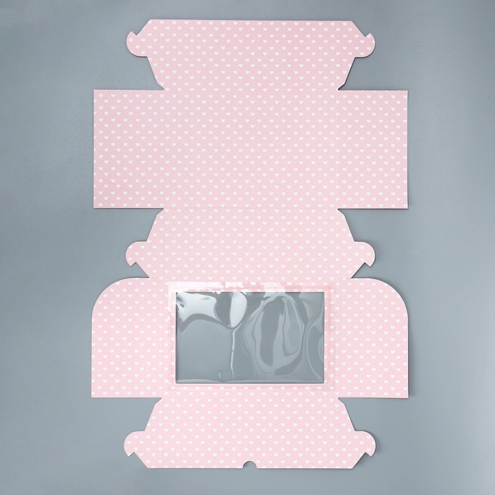 Коробка для капкейков, кондитерская упаковка двухсторонняя, 6 ячеек &laquo;Самая нежная&raquo;, 25 х 17 х 10 см