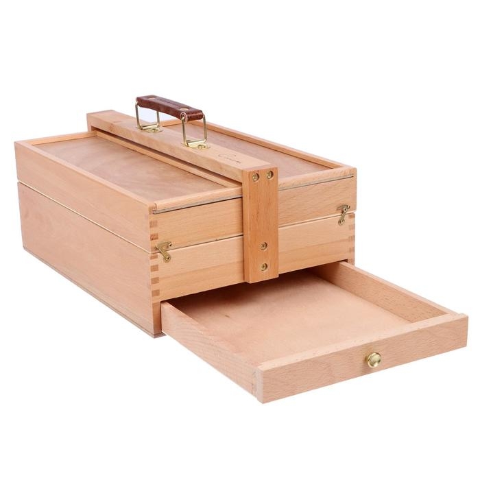 Ящик художника, 360 х 235 х 15 мм, ЗХК Ящик художника, 360 х 235 х 15 мм, ЗХК "Сонет", бук, 1601271-3