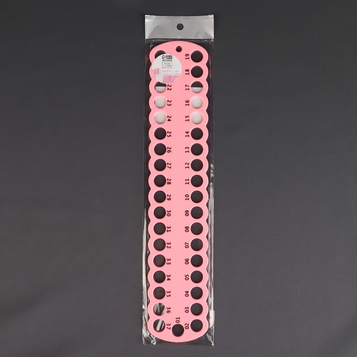 Органайзер для ниток мулине на 37 цветов, 30 &times; 6 см, цвет МИКС