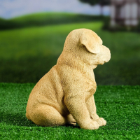 Садовая фигура "Щенок лабрадора" 17х12х20см Садовая фигура "Щенок лабрадора" 17х12х20см