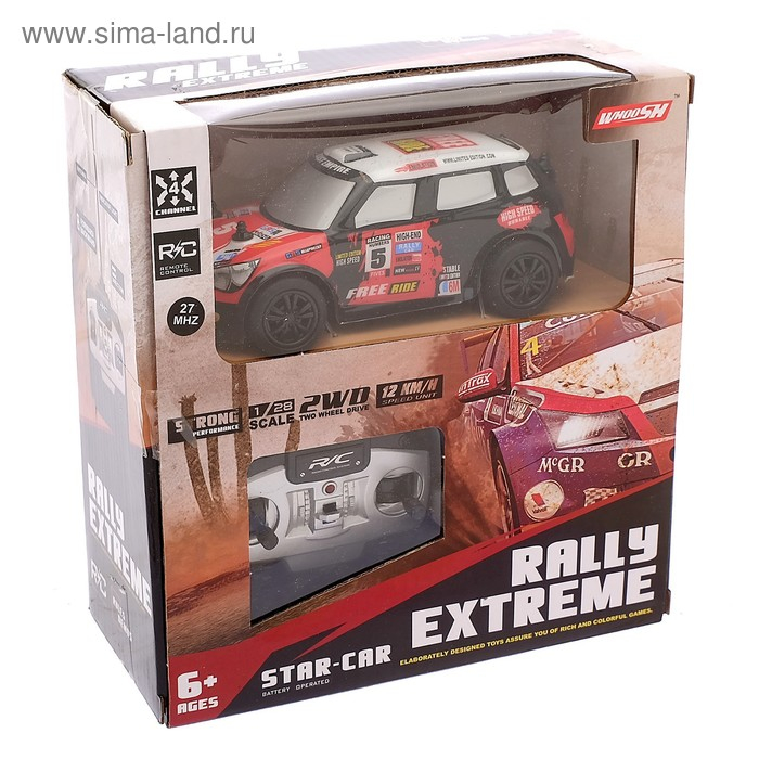 Машина радиоуправляемая «Ралли», работает от батареек, 12 км/ч Машина радиоуправляемая «Ралли», работает от батареек, 12 км/ч