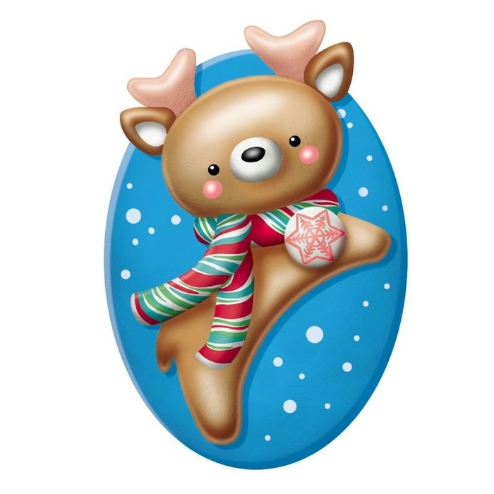 Игрушка из гипса "Новый год. Сказочный путь"