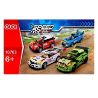 Конструктор &laquo;Гонка. Ралли&raquo;, 3 варианта сборки, 200 деталей