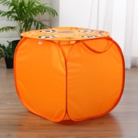 Корзина для игрушек «Баскетбол» с ручками и крышкой, цвет оранжевый Корзина для игрушек «Баскетбол» с ручками и крышкой, цвет оранжевый