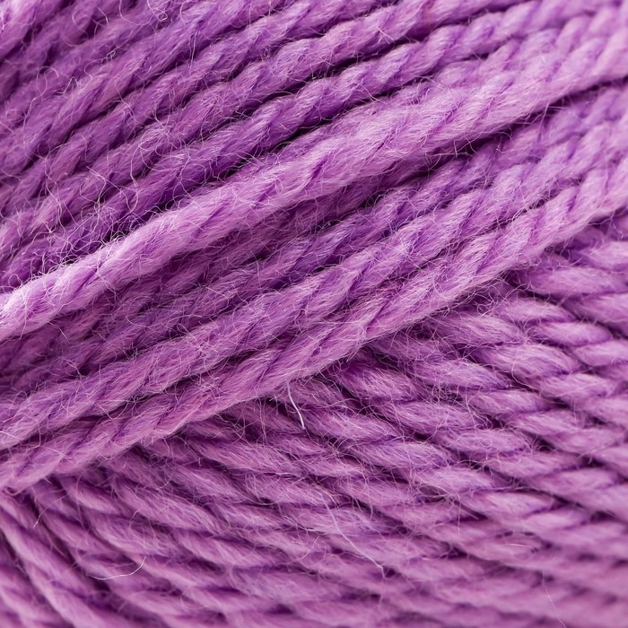 Пряжа Пряжа "Мериносовая" 50%меринос.шерсть, 50% акрил 200м/100гр (389-Св.фиалка)