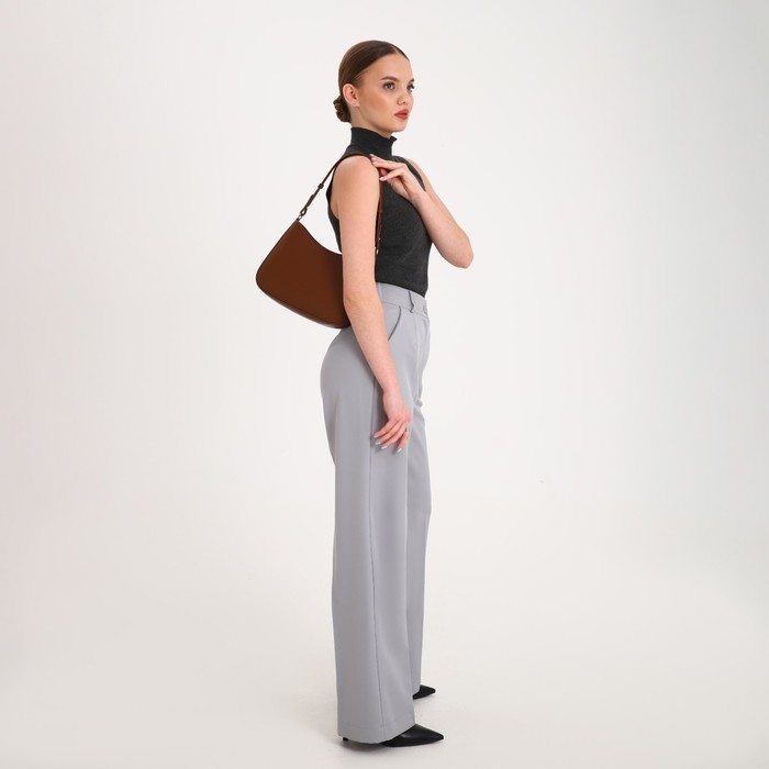 Сумка женская TEXTURA, средний размер, цвет коричневый