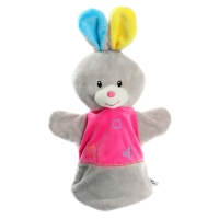 Игрушка на руку &laquo;Зайчик&raquo;, цвет серый