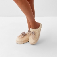 Тапочки женские, размер 36-37, молочный Тапочки женские, размер 36-37, молочный