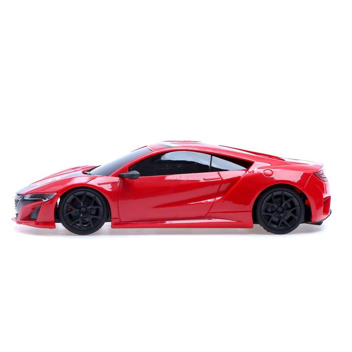 Машина радиоуправляемая &laquo;Купе&raquo;, работает от аккумулятора, цвет красный