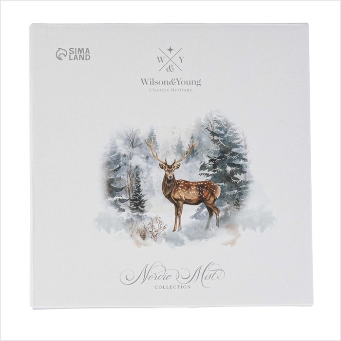 Тарелка новогодняя Wilson&Young &laquo;Зимний лес&raquo;, 20,4&times;2,2 см