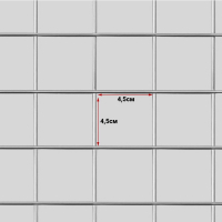 Сетка торговая 60х200см, окантовка 6мм, пруток - 4мм, цвет белый (порошковое покрытие) Сетка торговая 60х200см, окантовка 6мм, пруток - 4мм, цвет белый (порошковое покрытие)