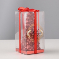 Свеча новогодняя "Ёлка" 10х5см, красная Свеча новогодняя "Ёлка" 10х5см, красная