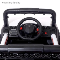 Электромобиль «Квадроцикл», 2 мотора, цвет белый Электромобиль «Квадроцикл», 2 мотора, цвет белый