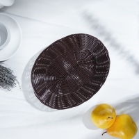 Корзинка для подачи Доляна &laquo;Шоко&raquo;, 25&times;17&times;6 см, цвет коричневый