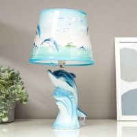 Лампа настольная "Дельфин" E14 40Вт МИКС 20х20х35 см RISALUX Лампа настольная "Дельфин" E14 40Вт МИКС 20х20х35 см RISALUX