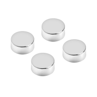 Зеркалодержатель ТУНДРА LIGHT, d=17 мм, без сверления, цвет хром, пластик, 4 шт. Зеркалодержатель ТУНДРА LIGHT, d=17 мм, без сверления, цвет хром, пластик, 4 шт.