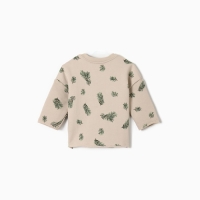 Новый год. Джемпер Крошка Я "Еловые веточки", рост 68-74 см