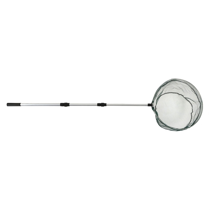 Подсачник складной телескопический П-09, 150 см, круглый обод 35 см, капрон