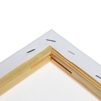 Холст на подрамнике хлопок 100% акрил грунт 1,6*30*60 см м/з 280г/м&sup2;