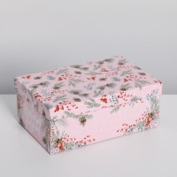 Набор подарочных коробок 5 в 1 &laquo;Зима время чудес&raquo;, 32,5 х 20 х 12,5 - 22 х 14 х 8,5 см, Новый год