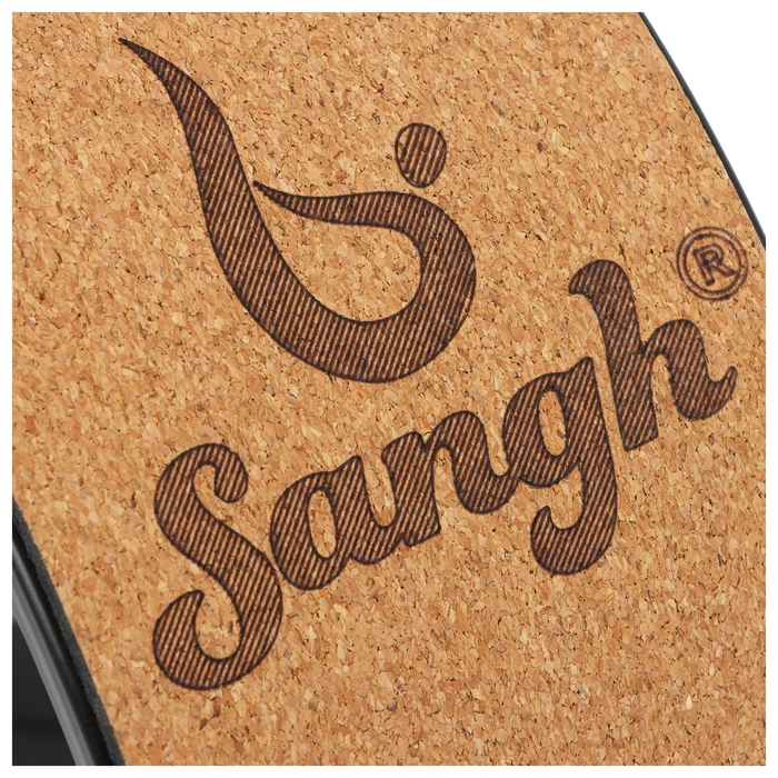 Йога-колесо Sangh &laquo;Лотос&raquo;, 33&times;13 см, цвет чёрный