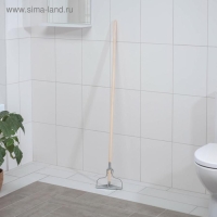 Тряпкодержатель, деревянная ручка, 19&times;2&times;122 см