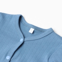 Боди с длинным рукавом, цвет синий, рост 68 см