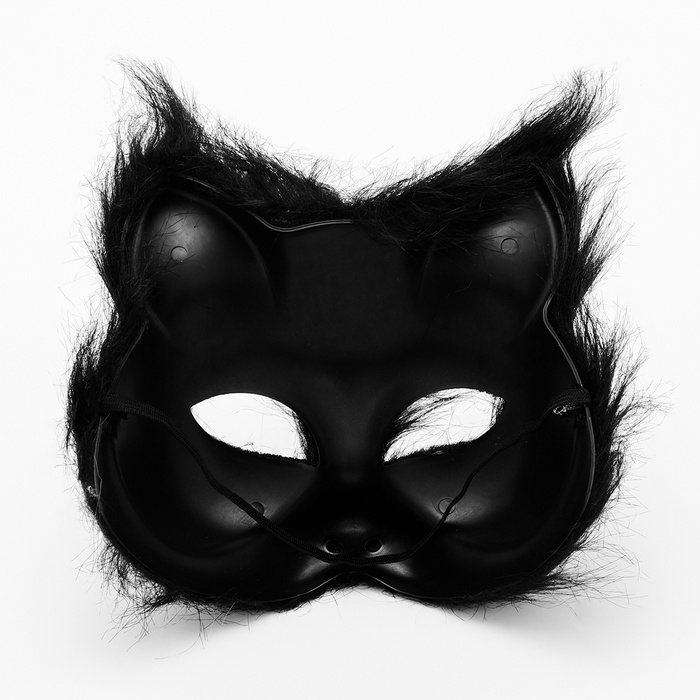 Карнавальный набор &laquo;Хвостатые. Кот&raquo;: маска, хвост, перчатки, цвет чёрный
