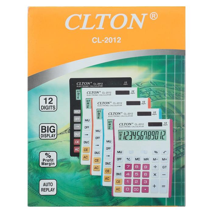 Калькулятор настольный, 12 - разрядный, CL - 2012