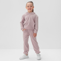 Костюм детский (толстовка, брюки) KAFTAN "Basic line" размер 36 (134-140см), лиловый Костюм детский (толстовка, брюки) KAFTAN "Basic line" размер 36 (134-140см), лиловый