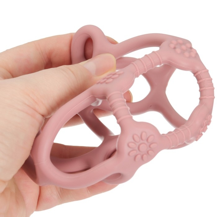 Прорезыватель силиконовый «Сфера», цвет розовый, Mum&Baby Прорезыватель силиконовый «Сфера», цвет розовый, Mum&Baby