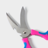 Ножницы кухонные для мяса и рыбы Доляна &laquo;Краски&raquo;, 20 см, цвет МИКС