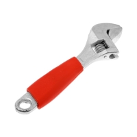 Ключ разводной ЛОМ, пластиковая рукоятка, 150 мм