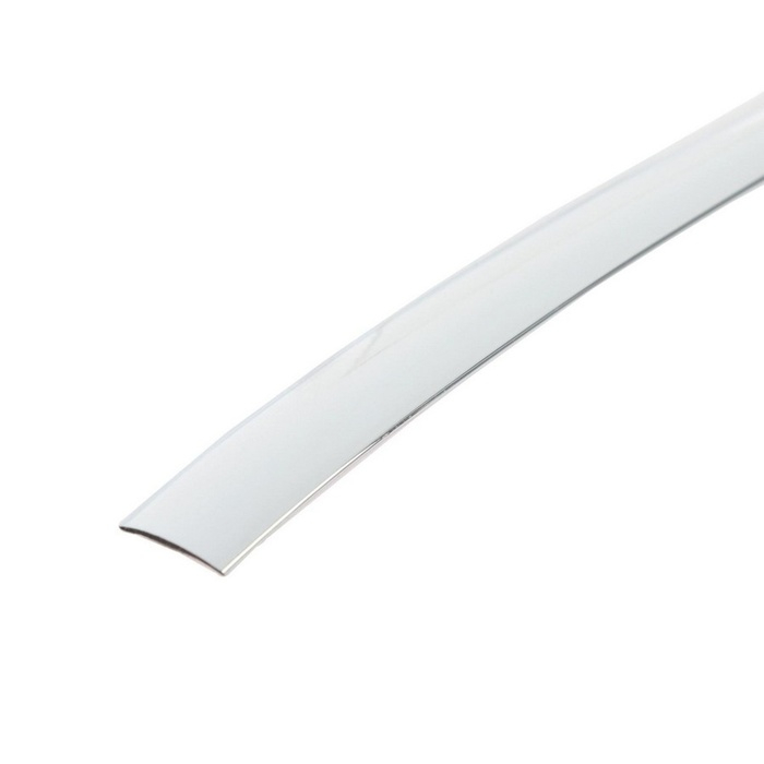 Профиль декоративный гибкий TORSO, хром, 10 мм, рулон 13 м Профиль декоративный гибкий TORSO, хром, 10 мм, рулон 13 м