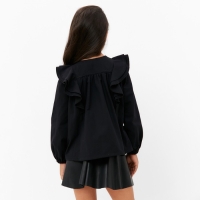 Рубашка детская KAFTAN, р. 34 (122-128), черный Рубашка детская KAFTAN, р. 34 (122-128), черный