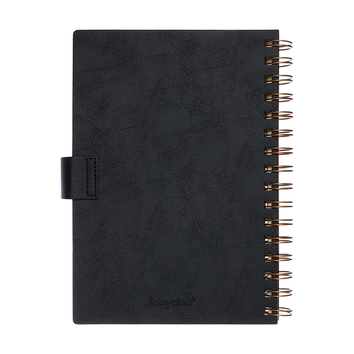 Органайзер на гребне, А5, 80л, клетка, обл.кожзам, с хлястиком, черный Органайзер на гребне, А5, 80л, клетка, обл.кожзам, с хлястиком, черный