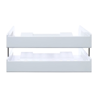 Набор лотков для бумаг горизонтальный Стамм "Сити", набор 2 штуки, на металлических стержнях, белый Набор лотков для бумаг горизонтальный Стамм "Сити", набор 2 штуки, на металлических стержнях, белый