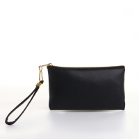 Кошелёк женский на молнии, цвет чёрный