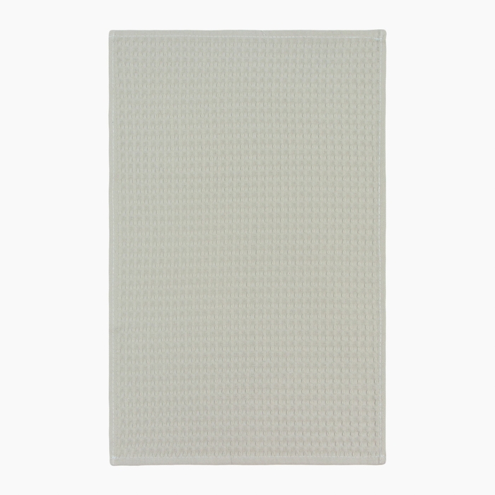 Полотенце "Доляна" цв. серый 35х60 см, 100% хл., крупная вафля 220 г/м2