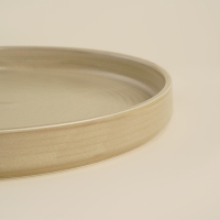 Тарелка фарфоровая обеденная SL Home &laquo;Песчаный бриз&raquo;, d=26 см, цвет бежевый